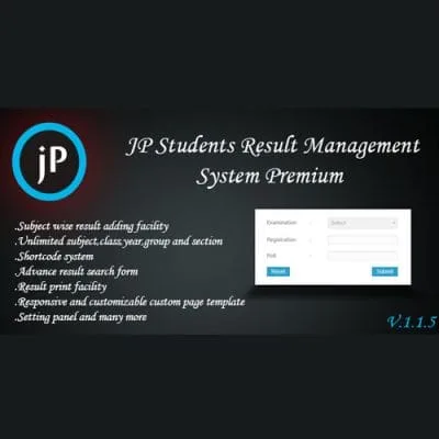JP Students Result Management System Premium - Imagen 1