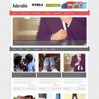 MyThemeShop Adorable WordPress Theme - Imagen 1