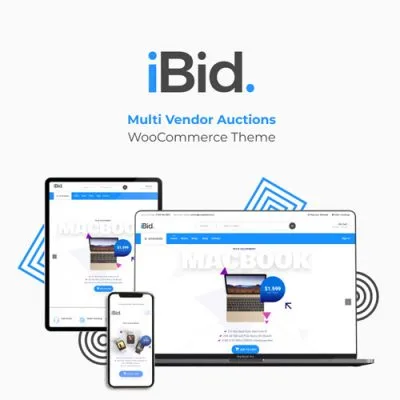 iBid – Multi Vendor Auctions WooCommerce Theme - Imagen 1