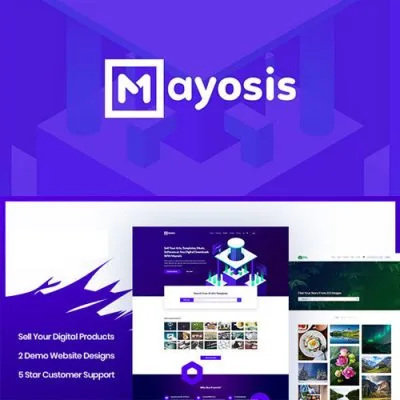 Mayosis – Digital Marketplace WordPress Theme - Imagen 1