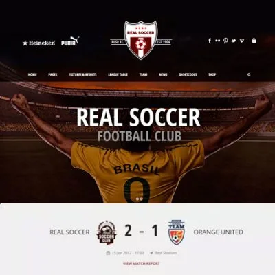 Real Soccer – Sport Clubs Responsive WP Theme