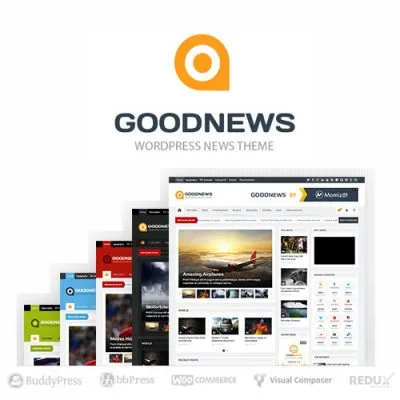 Goodnews – Responsive WordPress News/Magazine - Imagen 1