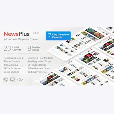NewsPlus – News and Magazine WordPress theme - Imagen 1