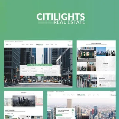 CitiLights – Real Estate WordPress Theme - Imagen 1