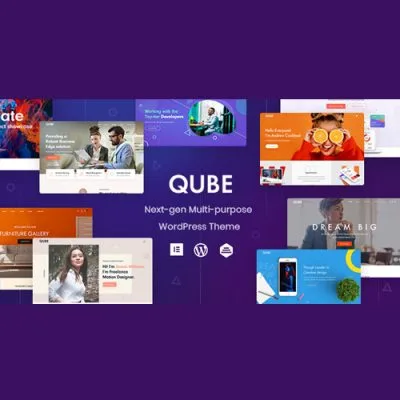 Qube – Responsive Multi-Purpose Theme - Imagen 1