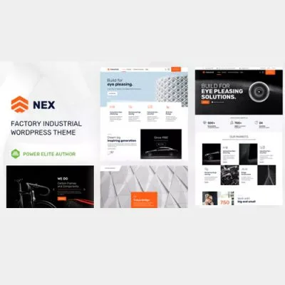 Nex – Factory & Industrial WordPress - Imagen 1