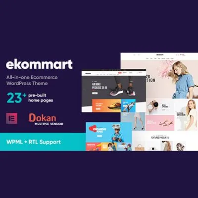 ekommart – All-in-one eCommerce WordPress Theme - Imagen 1