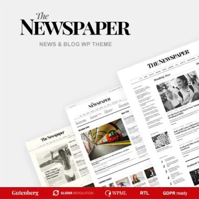 The Newspaper – Magazine Editorial WordPress Theme - Imagen 1
