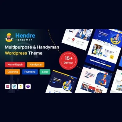 Hendre – Repaire, Plumbing & Handyman Services WordPress Theme