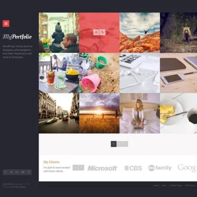 MyThemeShop MyPortfolio WordPress Theme - Imagen 1