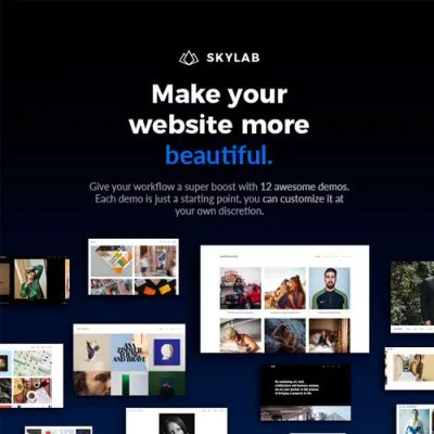 Skylab – Portfolio / Photography WordPress Theme - Imagen 1