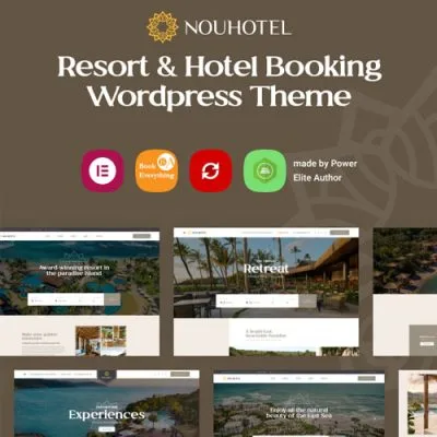 NouHotel – Resort & Hotel Booking WordPress Theme