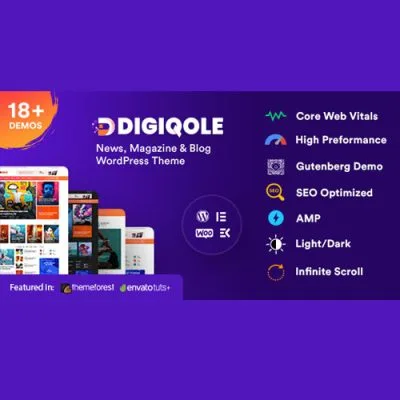 Digiqole – News Magazine WordPress Theme