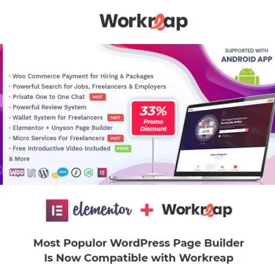 Workreap – Freelance Marketplace WordPress Theme - Imagen 1