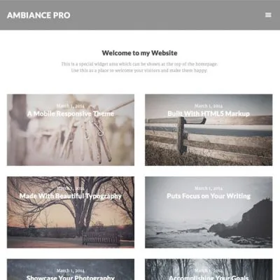 StudioPress Ambiance Pro Genesis WordPress Theme - Imagen 1