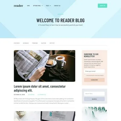 MyThemeShop Reader WordPress Theme - Imagen 1