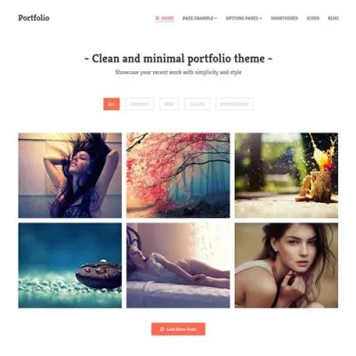 MyThemeShop Portfolio WordPress Theme - Imagen 1