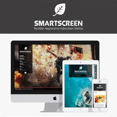 SmartScreen fullscreen responsive WordPress theme - Imagen 1