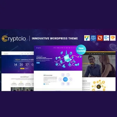 Cryptcio – Innovative WordPress Theme - Imagen 1