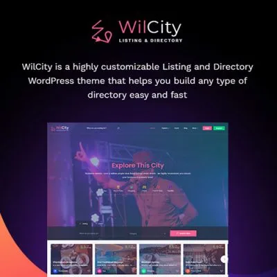 Wilcity – Directory Listing WordPress Theme - Imagen 1