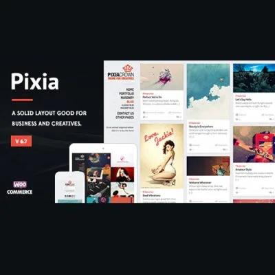 Pixia – Showcase WordPress Theme - Imagen 1
