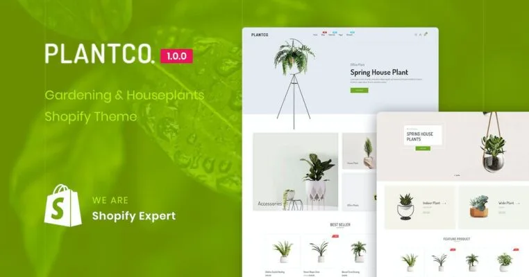 PLANTCO – Gardening & Houseplants Shopify Theme - Imagen 1