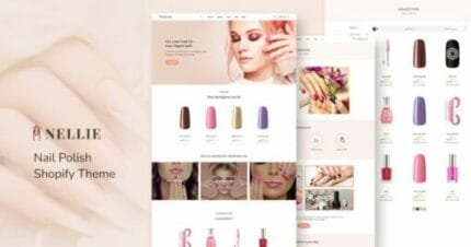Nellie – Nail, Hair & Beauty Responsive Shopify Theme